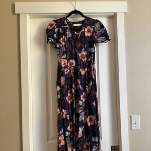 Christy Dawn “The Dawn” Dress Navy Floral XS